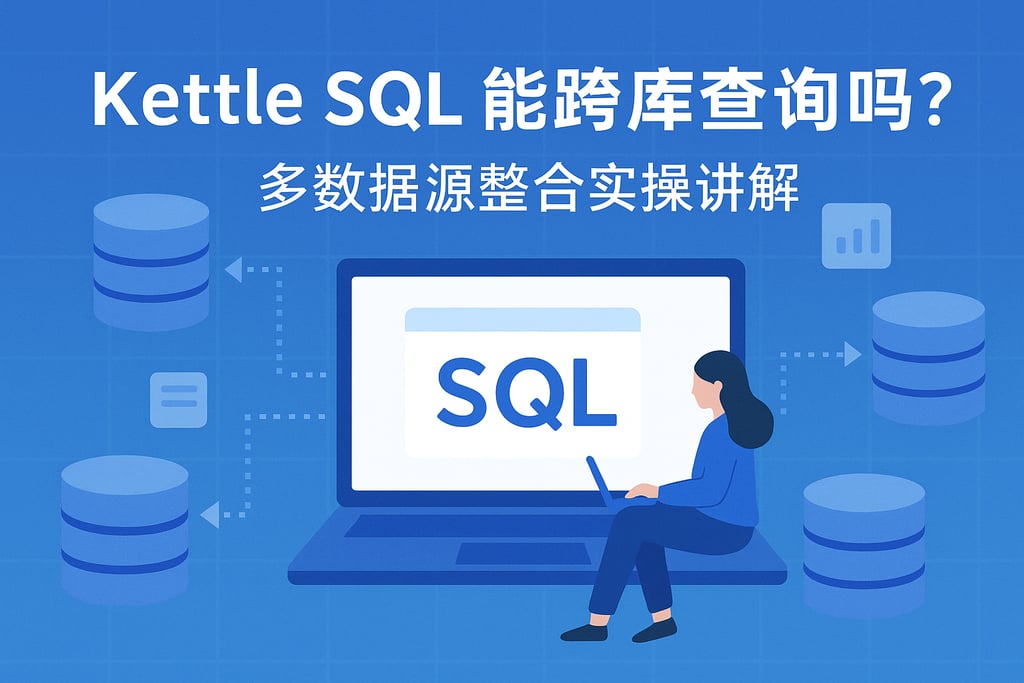 kettle sql能跨库查询吗？多数据源整合实操讲解